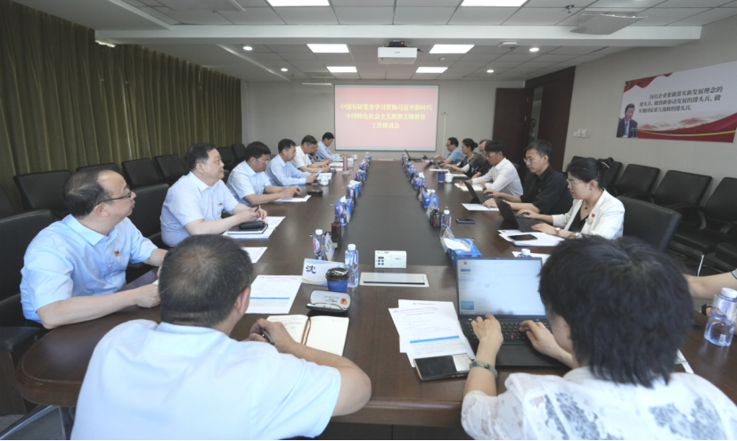 主题教育进行时 | 中国南宫NG28 党委召开主题教育工作推进会